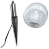 Utelampa med markspett 3 LED rund solcell vidaXL – miniatyr 6