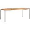 utematbord 200x90x74.5 cm massivt akaciaträ vidaXL Large – miniatyr 2