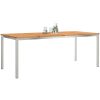 utematbord 200x90x74.5 cm massivt akaciaträ vidaXL Large – miniatyr 3