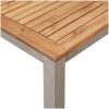 utematbord 200x90x74.5 cm massivt akaciaträ vidaXL Large – miniatyr 8