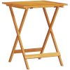 Utemöbelset 3 pcs Naturligt trä vidaXL 60 x 60 x 75 cm – miniatyr 6