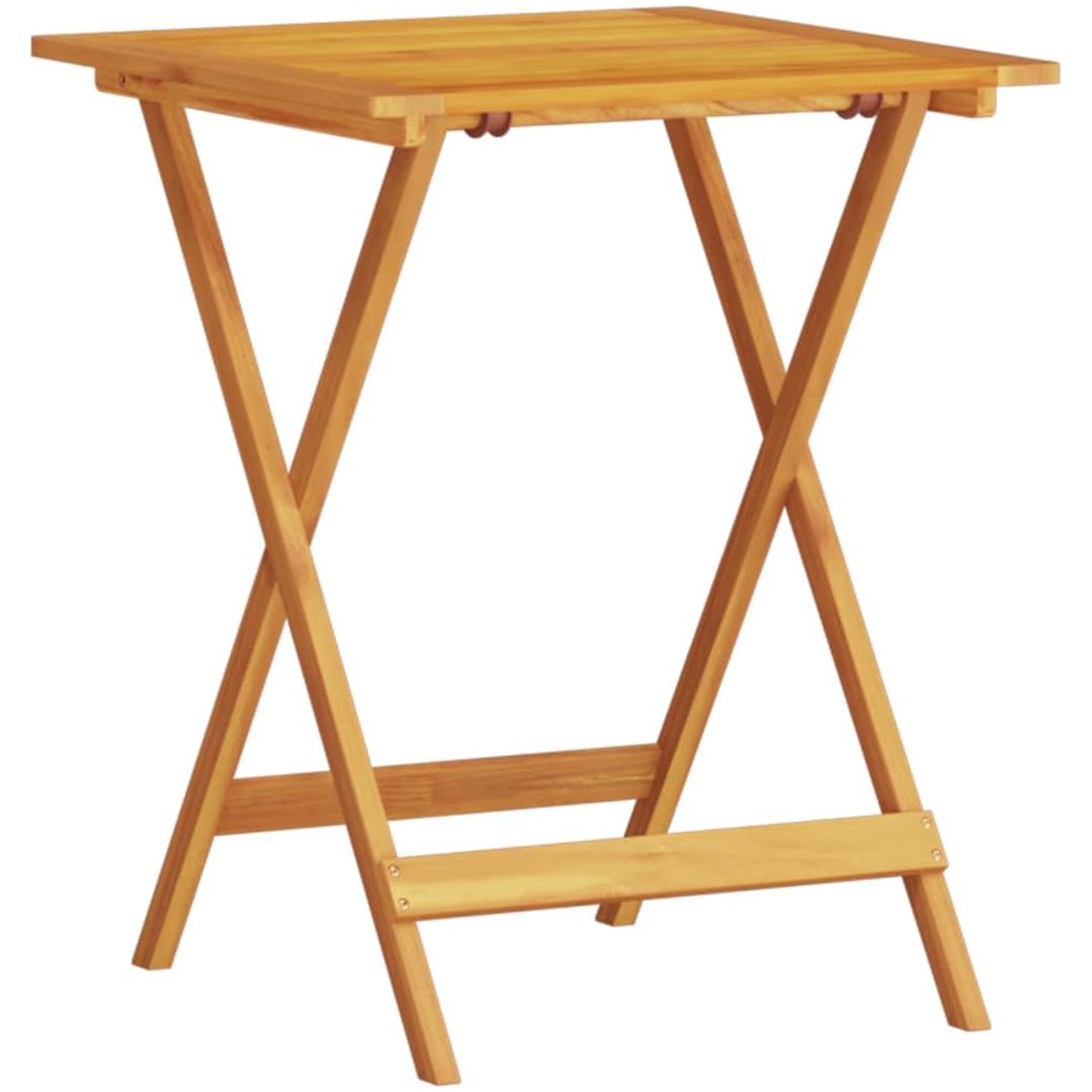 Utemöbelset 3 pcs Naturligt trä vidaXL 60 x 60 x 75 cm – bild 6