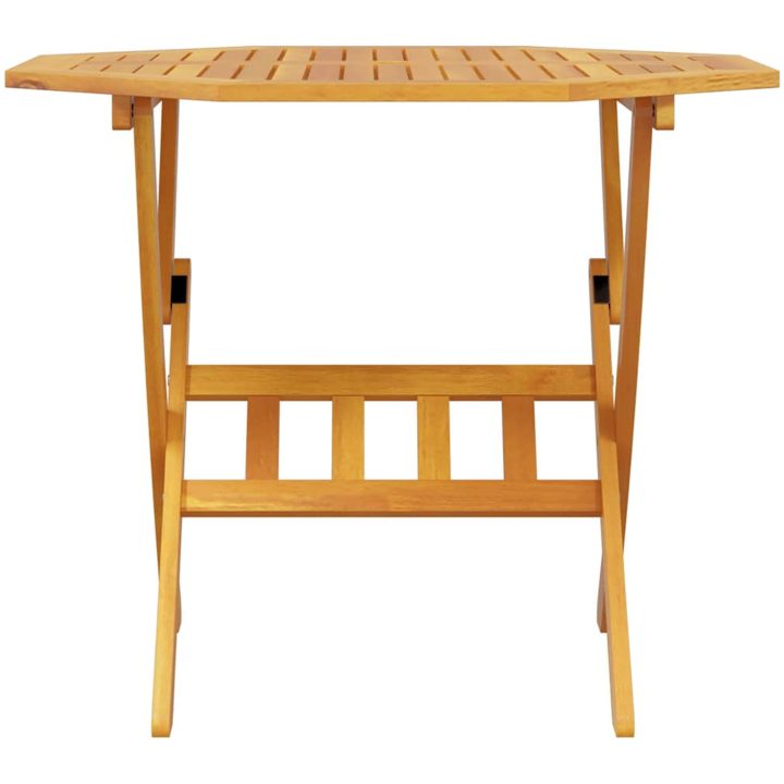 Utemöbelset 5 pcs Naturligt trä assivt Akaciaträ vidaXL Medium – bild 9