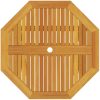 Utemöbelset 5 pcs Naturligt trä assivt Akaciaträ vidaXL Medium – miniatyr 10