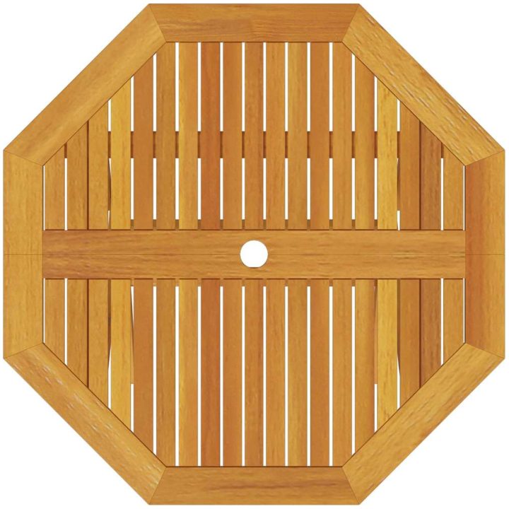 Utemöbelset 5 pcs Naturligt trä assivt Akaciaträ vidaXL Medium – bild 10