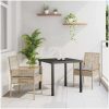 Utemöbler Stolar 2 st med Kuddar Beige Poly Rattan vidaXL 53 x 60 x 85 cm – miniatyr 1