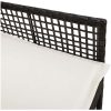 Utemöbler Stolar 2 st med Kuddar Svart Poly Rattan vidaXL 53 x 60 x 85 cm – miniatyr 9