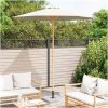 Uteplatsparaply Gräddvit 240x260 cm i bambu vidaXL 240 x 240 x 260 cm – miniatyr 3