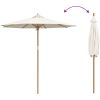 Uteplatsparaply Gräddvit 240x260 cm i bambu vidaXL 240 x 240 x 260 cm – miniatyr 6