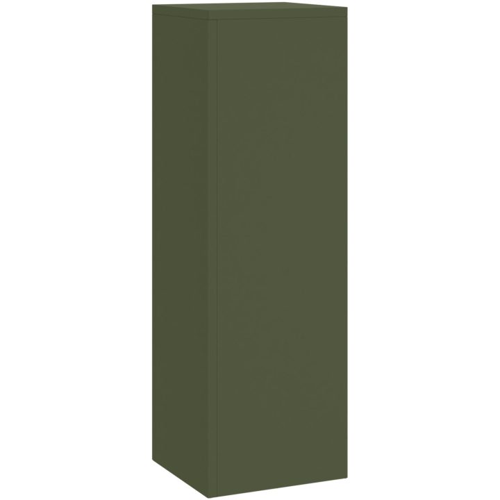 Uteväxter Ställningar Pelare 3 st Olivgrön Stål vidaXL 24 x 24 x 35 cm, 24 x 24 x 55 cm, 24 x 24 x 75 cm – bild 6