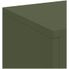 Uteväxter Ställningar Pelare 3 st Olivgrön Stål vidaXL 24 x 24 x 35 cm, 24 x 24 x 55 cm, 24 x 24 x 75 cm – miniatyr 9