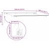 Utfällbar markis Antracit etall och tyg vidaXL 3,5 x 2 m – miniatyr 9