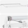 Utfällbar markis Antracit Polyester & Aluminium vidaXL Large – miniatyr 6