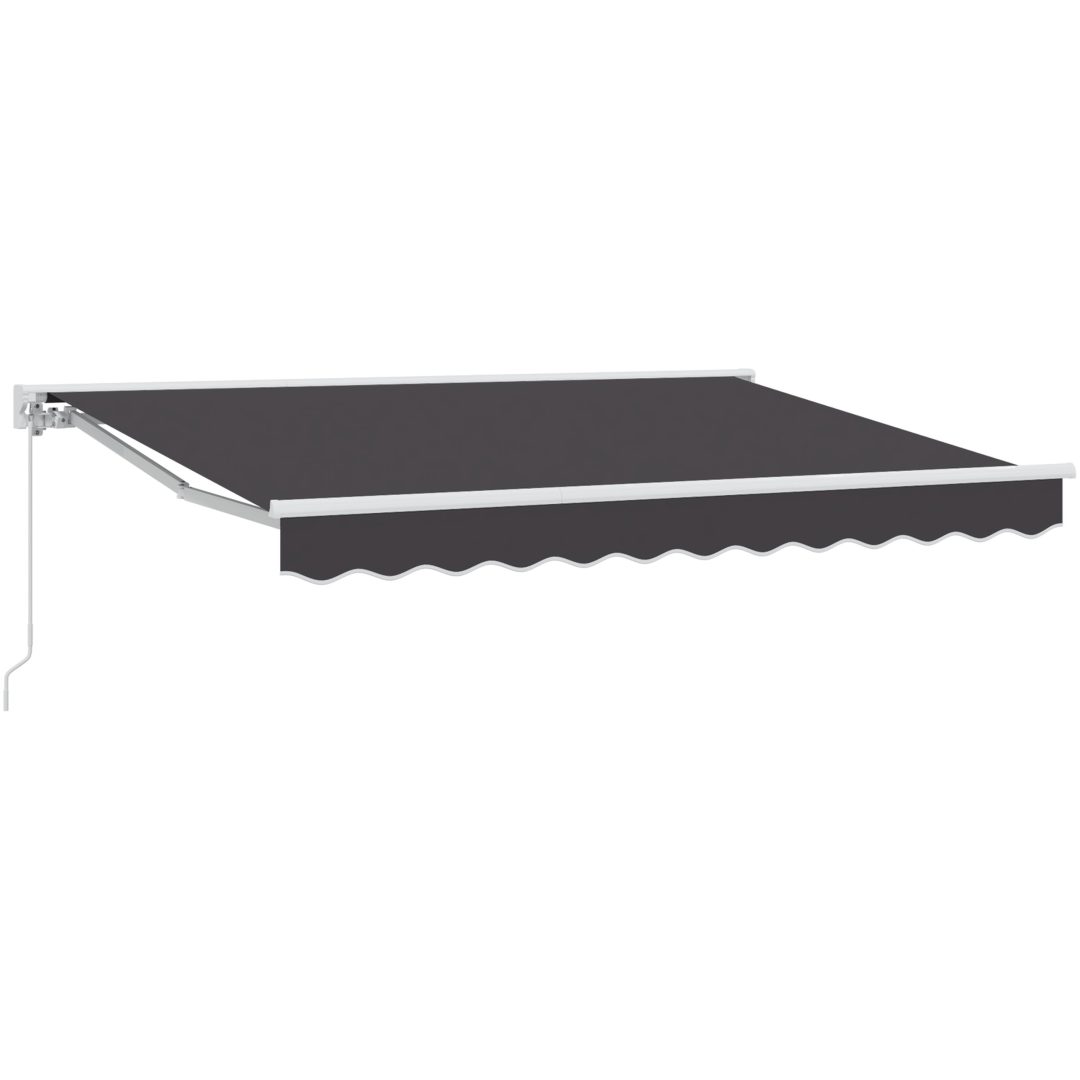 Utfällbar markis Antracit vidaXL 250x200 cm – bild 2
