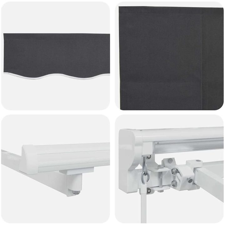 Utfällbar markis Antracit vidaXL 250x200 cm – bild 4