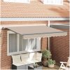 Utfällbar markis Beige och Antracit vidaXL 350x200 cm, 350 x 200 cm, 3,5 x 2 m – miniatyr 1