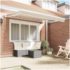 Utfällbar markis Beige vidaXL 350x200 cm – miniatyr 3