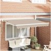 Utfällbar markis Beige vidaXL 350x200 cm – miniatyr 1