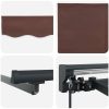Utfällbar markis Brun Polyester vidaXL 300x250 cm – miniatyr 7