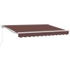 Utfällbar markis Brun vidaXL 250x200 cm – miniatyr 2