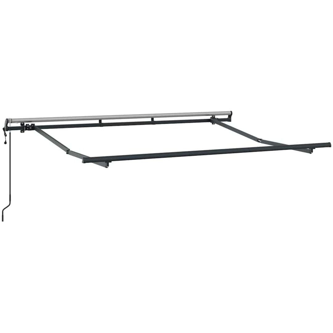 Utfällbar markis Burgundy röd och Antracit vidaXL 250x200 cm, 250 x 200 cm, 2,5 x 2 m – bild 4