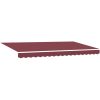 Utfällbar markis Burgundy röd och Antracit vidaXL 350x200 cm, 350 x 200 cm, 3,5 x 2 m – miniatyr 2