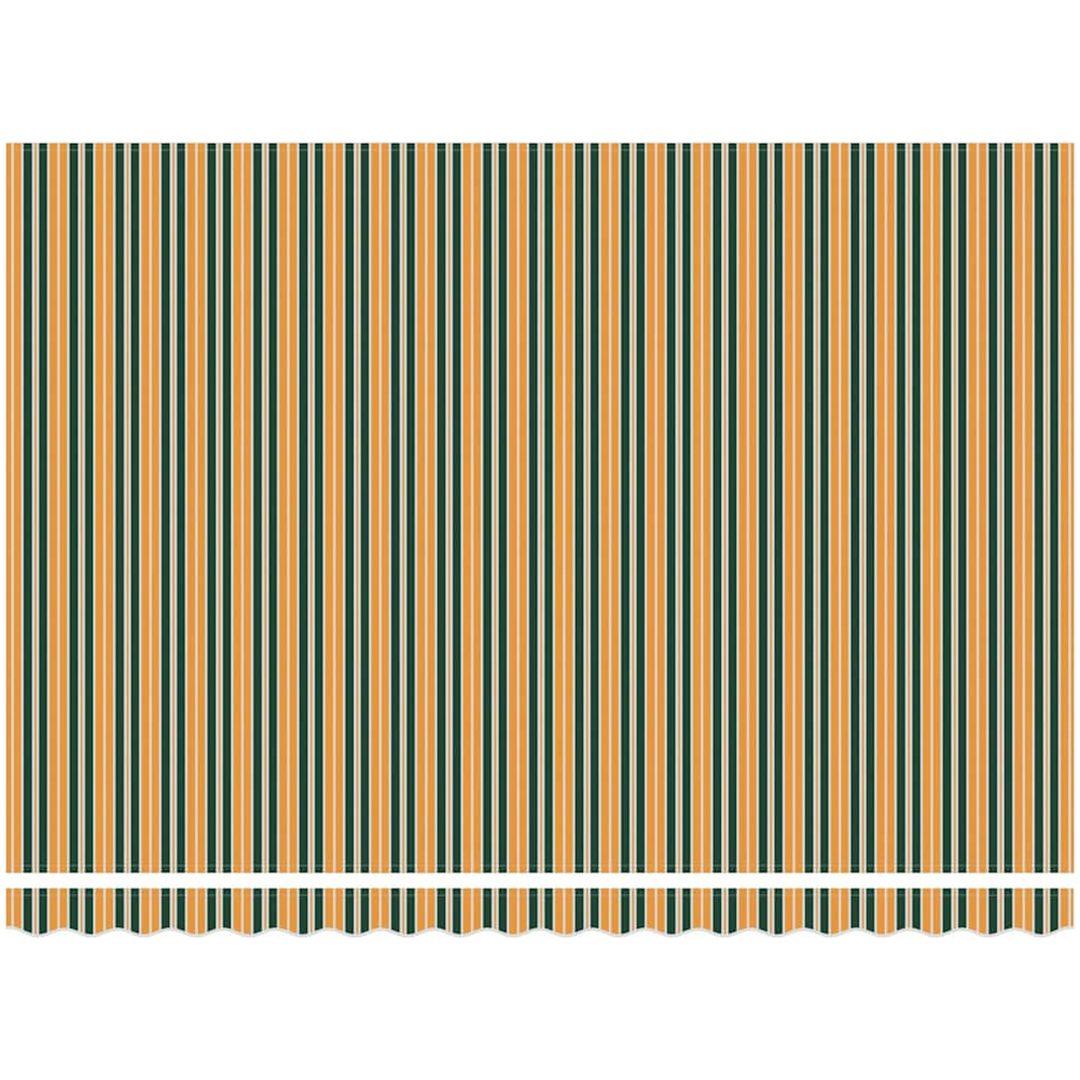 Utfällbar markis Grön och Gul vidaXL 450x300 cm – bild 5