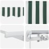 Utfällbar markis Grön och Vit 350x200 cm 350 x 200 cm 3,5 x 2 m vidaXL 350x200 cm, 350 x 200 cm, 3,5 x 2 m – miniatyr 6