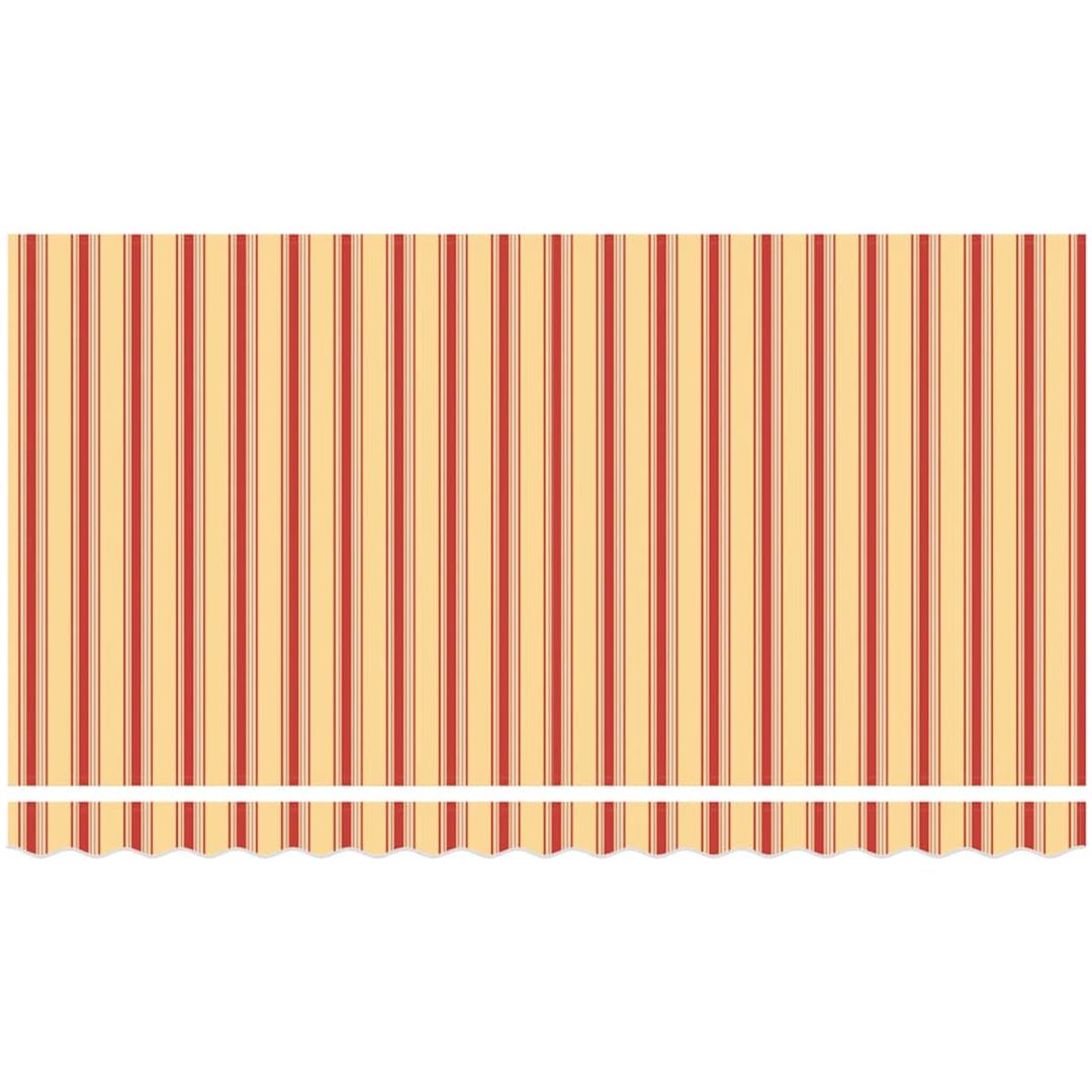 Utfällbar markis Gul och orange och vit vidaXL 400x200 cm, 400 x 200 cm, 4 x 2 m – bild 5