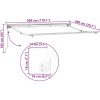 Utfällbar markis Gul och Vit vidaXL 300x200 cm – miniatyr 10