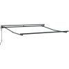 Utfällbar markis Kräm Aluminium och Polyester vidaXL 350x250 cm – miniatyr 4
