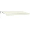 Utfällbar markis Kräm Tyg vidaXL 350x200 cm – miniatyr 2