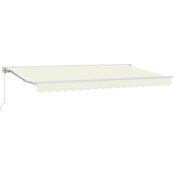 Utfällbar markis Kräm vidaXL 350x200 cm – bild 2