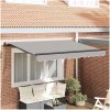 Utfällbar markis Ljusgrå och Antracit vidaXL 250x200 cm, 250 x 200 cm, 2,5 x 2 m – miniatyr 1