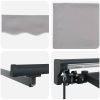 Utfällbar markis Ljusgrå Polyester vidaXL 300x250 cm – miniatyr 6