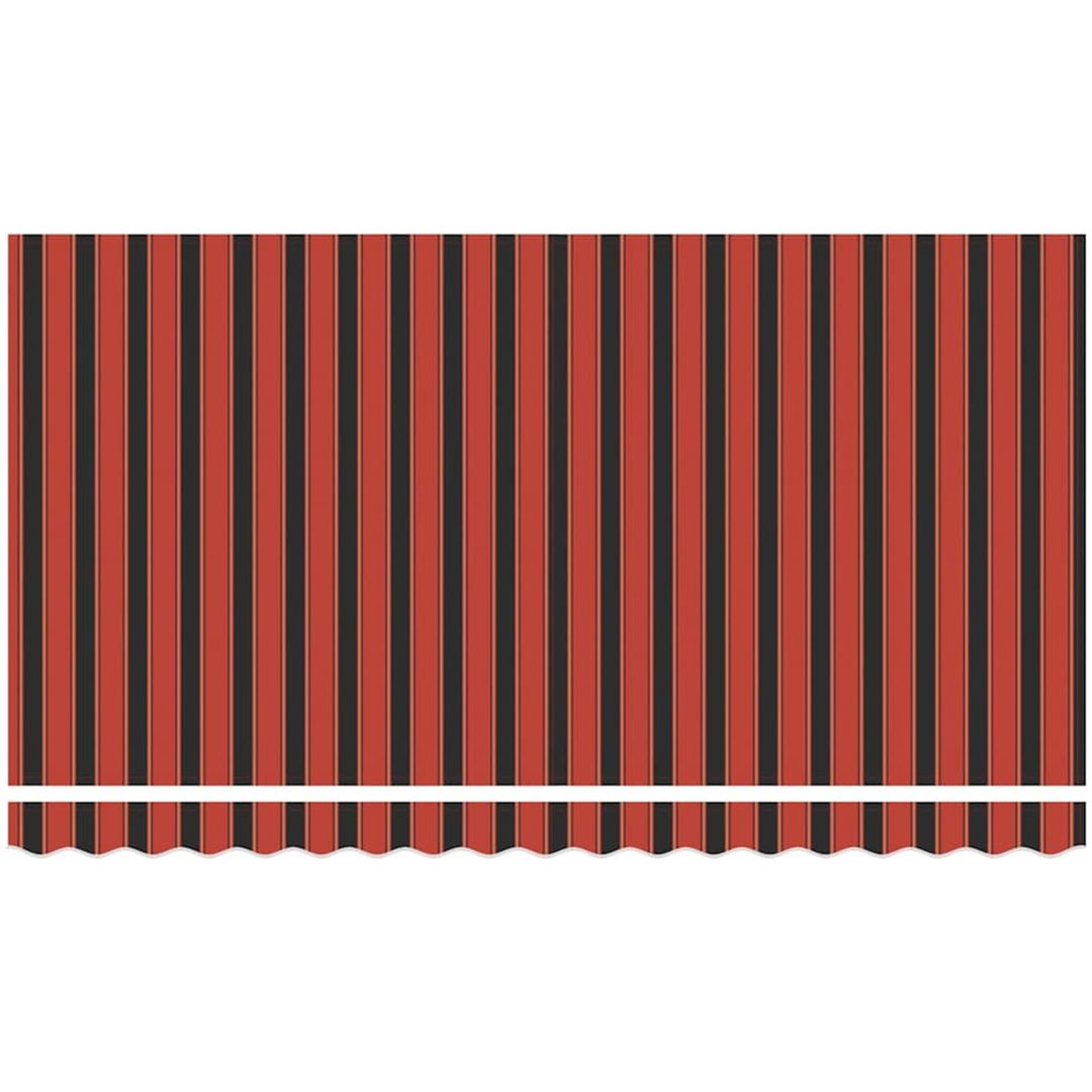 Utfällbar markis Marinblå Polyester och aluminium vidaXL 350x200 cm – bild 5