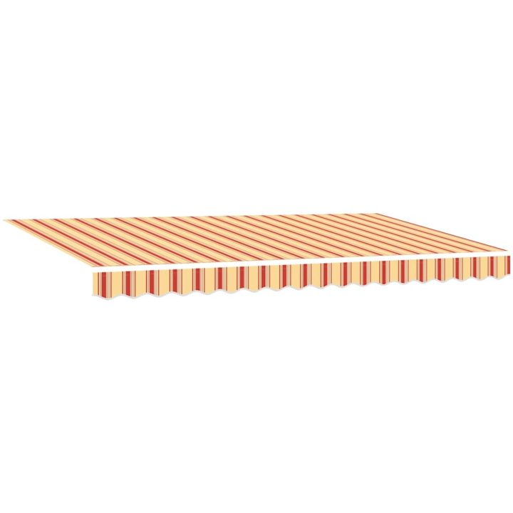 Utfällbar markis Marinblå Tyg och polyester vidaXL 400x200 cm – bild 4