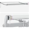 Utfällbar markis Orange och Brunt Tyg och Metall vidaXL 350 x 250 cm – miniatyr 12