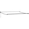 Utfällbar markis Orange och Brunt Tyg och Metall vidaXL 350 x 250 cm – miniatyr 5