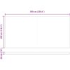Utfällbar markis Orange och Brunt tyg vidaXL 600 x 300 cm – miniatyr 11