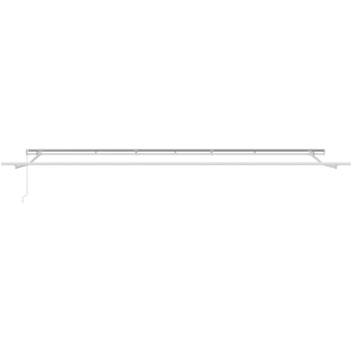 Utfällbar markis Orange och Brunt tyg vidaXL 600 x 300 cm – bild 6