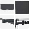 Utfällbar markis Svart Polyester, aluminium vidaXL Large – miniatyr 6
