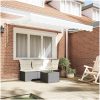 Utfällbar markis Vit 350x200 cm 350 x 200 cm 3,5 x 2 m vidaXL 350x200 cm, 350 x 200 cm, 3,5 x 2 m – miniatyr 3