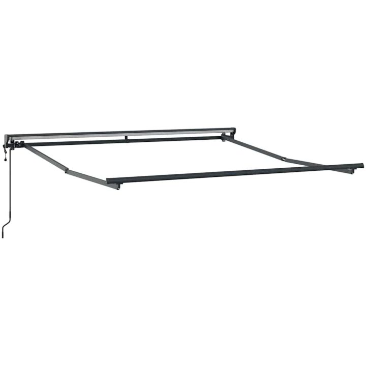 Utfällbar markis Vit vidaXL 300x250 cm – bild 4