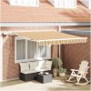 Utfällbar markis with flerfärgad Tyg vidaXL 300 x 250 cm – miniatyr 1