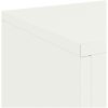 Utomhus Blomsterställ Pelare 2 st Vit Stål vidaXL 24 x 24 x 75 cm – miniatyr 8
