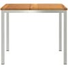Utomhus Matsalsbord 90x90x74.5 cm i solid akaciaträ vidaXL 90 x 90 x 75 cm – miniatyr 5
