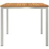 Utomhus Matsalsbord 90x90x74.5 cm i solid akaciaträ vidaXL 90 x 90 x 75 cm – miniatyr 6
