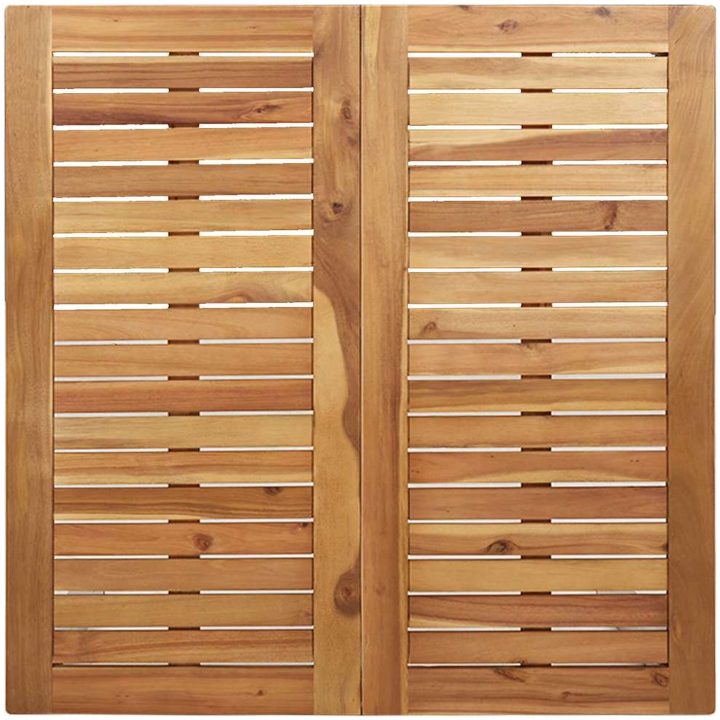 Utomhus Matsalsbord 90x90x74.5 cm i solid akaciaträ vidaXL 90 x 90 x 75 cm – bild 7
