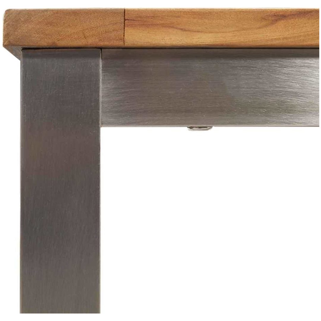 Utomhus Matsalsbord 90x90x74.5 cm i solid akaciaträ vidaXL 90 x 90 x 75 cm – bild 9